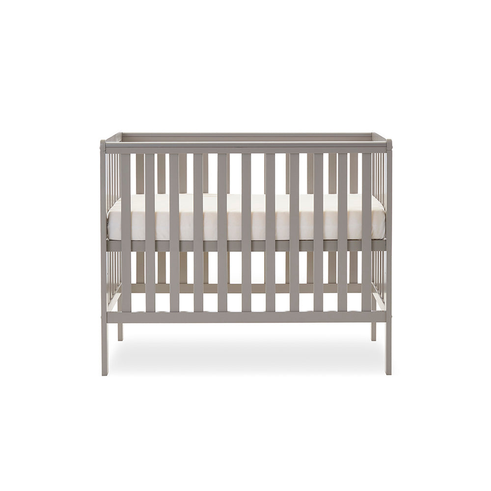 Obaby Bantam Space Saver Cot — Warm Grey