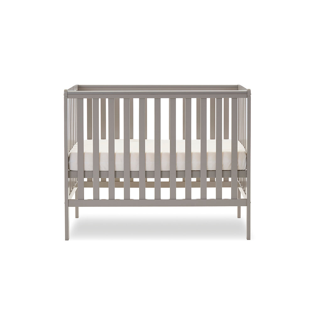 Obaby Bantam Space Saver Cot — Warm Grey
