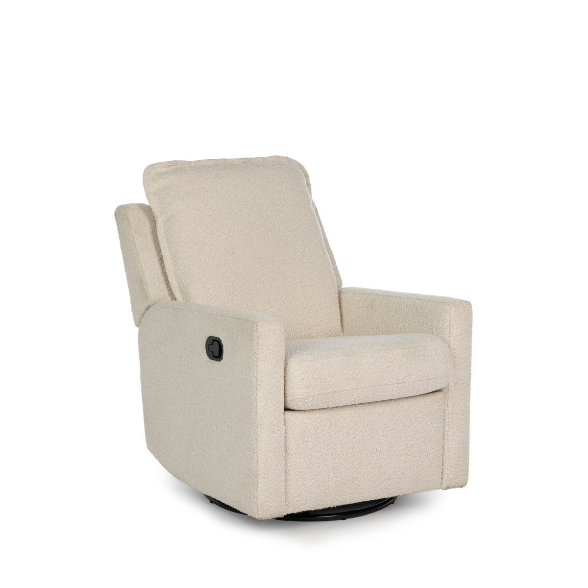 Obaby Denver Swivel Glider Recliner Nursing Chair — Bouclé