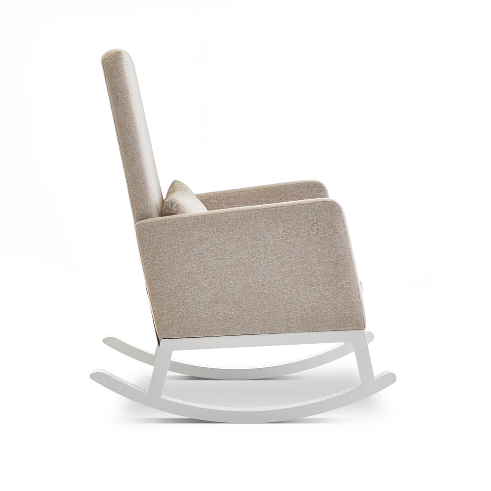 Obaby High Back Nursing Rocking Chair - Oatmeal