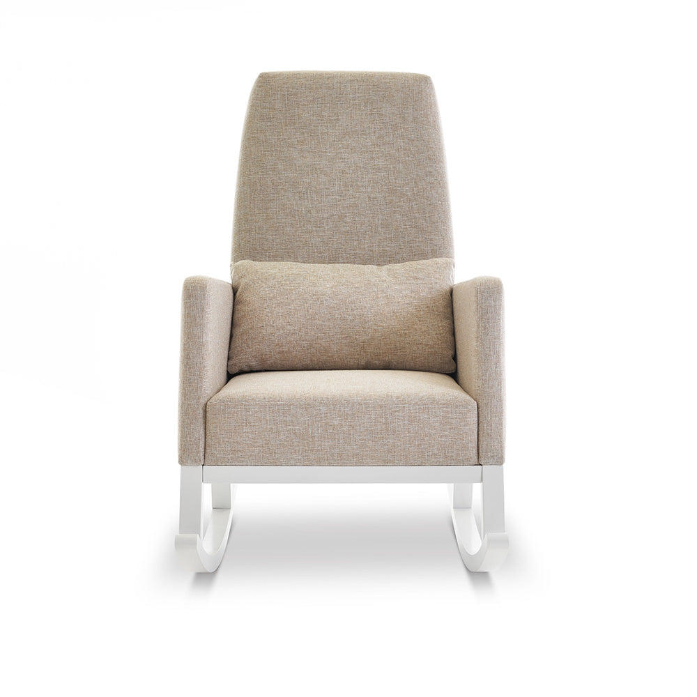 Obaby High Back Nursing Rocking Chair - Oatmeal