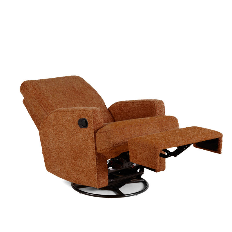 Obaby Madison Swivel Glider Recliner Nursing Chair — Chenille Marmalade