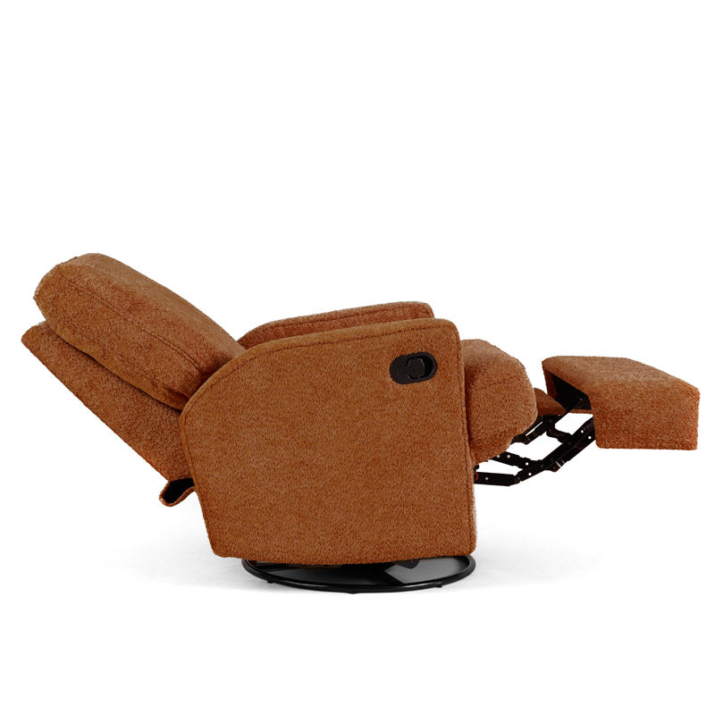 Obaby Madison Swivel Glider Recliner Nursing Chair — Chenille Marmalade