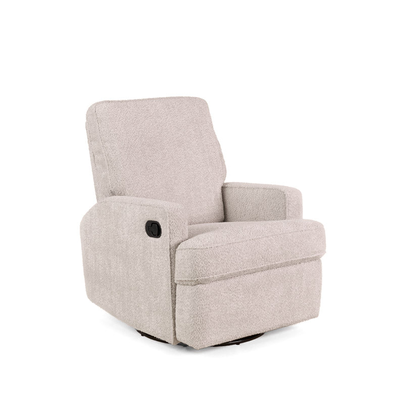 Obaby Madison Swivel Glider Recliner Nursing Chair — Chenille Marshmallow