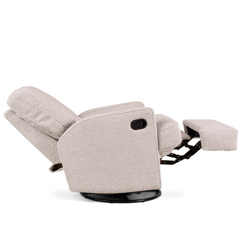 Obaby Madison Swivel Glider Recliner Nursing Chair — Chenille Marshmallow