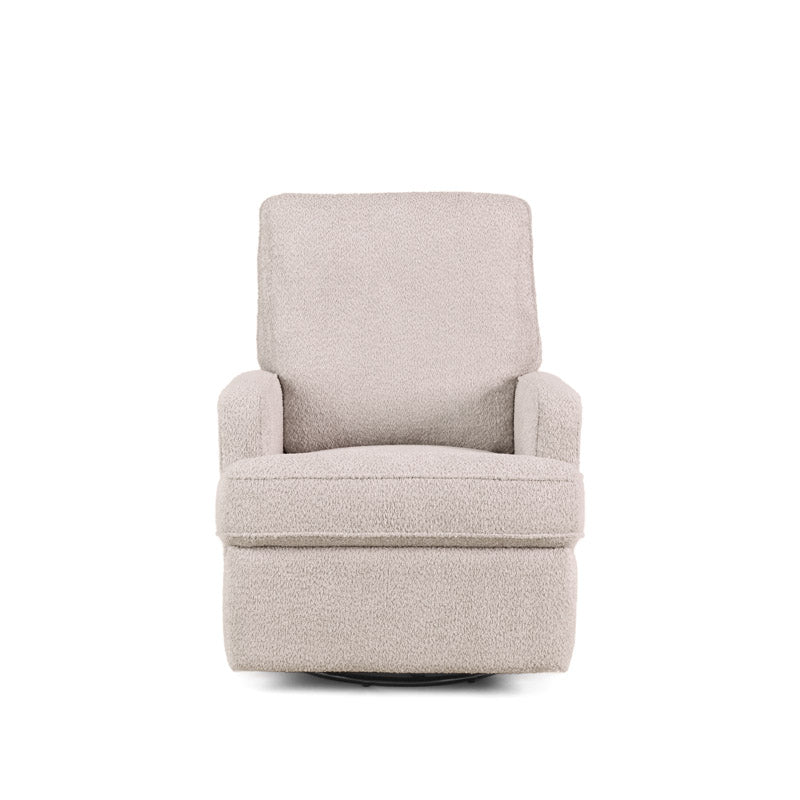 Obaby Madison Swivel Glider Recliner Nursing Chair — Chenille Marshmallow