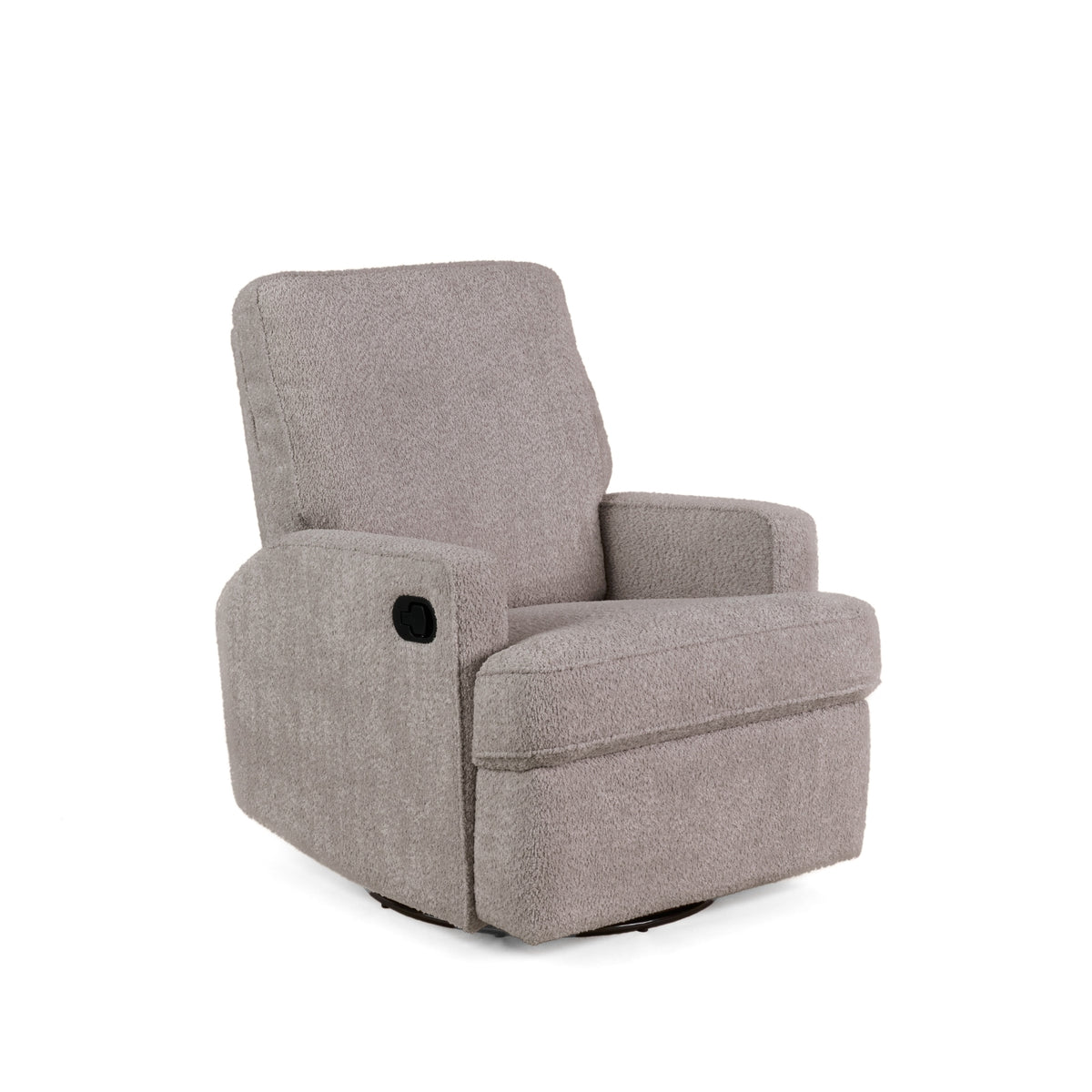 Obaby Madison Swivel Glider Recliner Nursing Chair — Chenille Mushroom