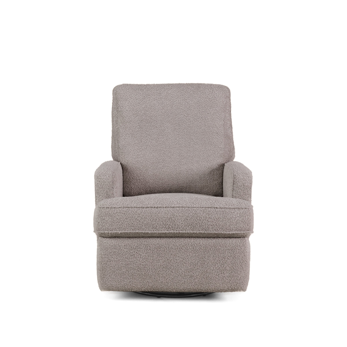 Obaby Madison Swivel Glider Recliner Nursing Chair — Chenille Mushroom