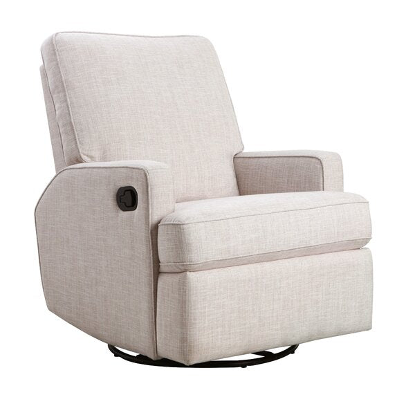 Obaby Madison Swivel Glider Recliner Nursing Chair — Oatmeal