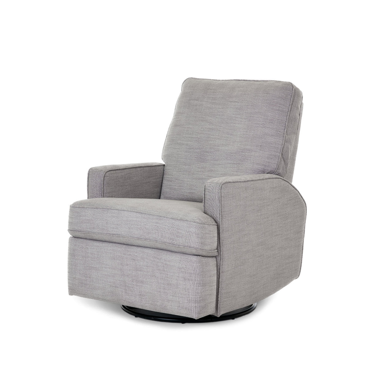 Obaby Madison Swivel Glider Recliner Nursing Chair — Pebble