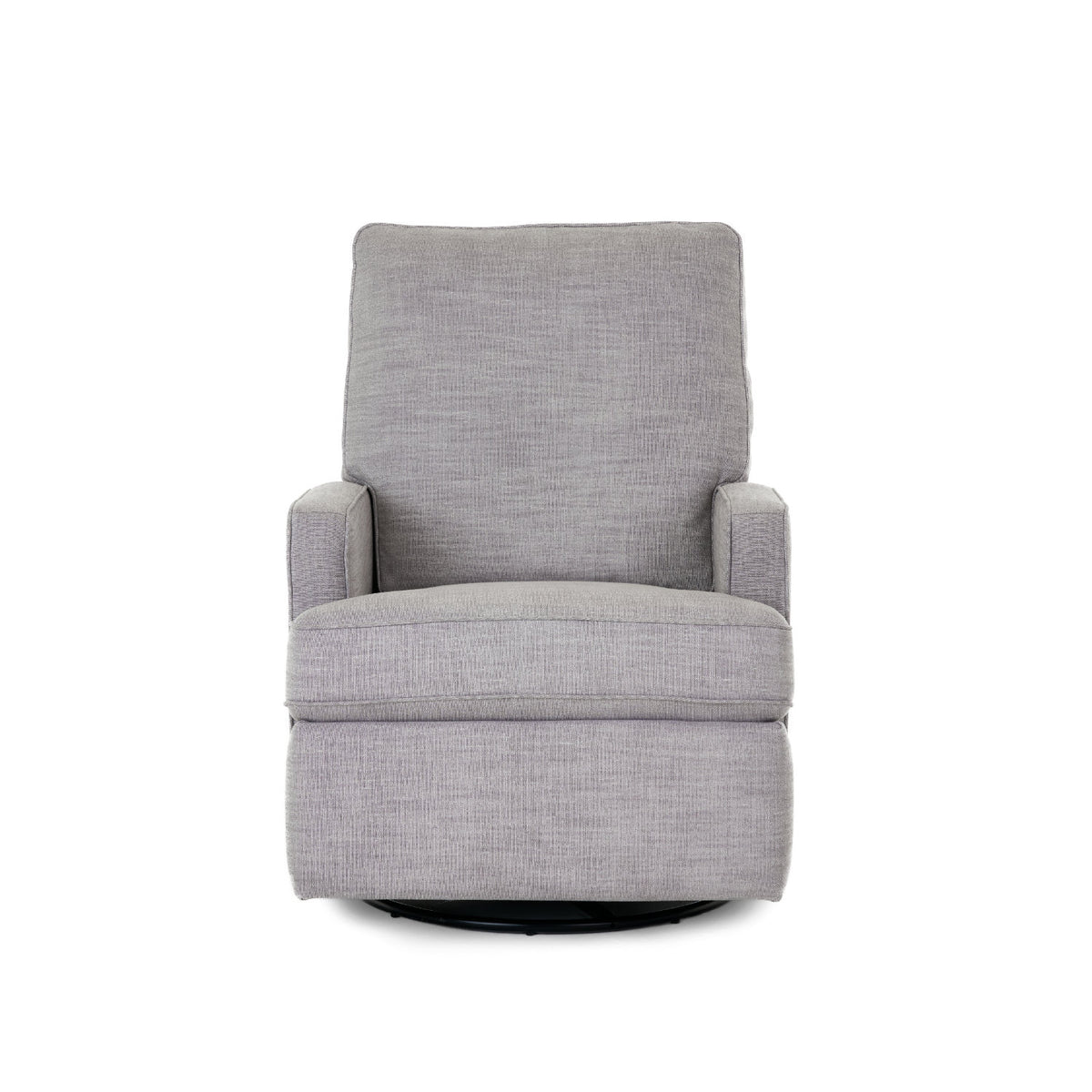 Obaby Madison Swivel Glider Recliner Nursing Chair — Pebble