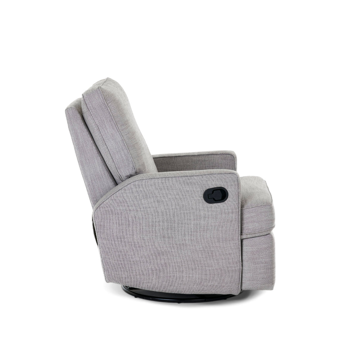 Obaby Madison Swivel Glider Recliner Nursing Chair — Pebble