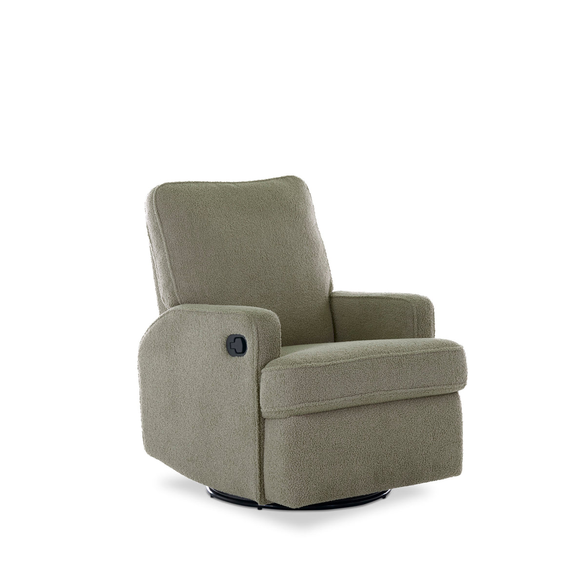 Obaby Madison Swivel Glider Recliner Nursing Chair — Teddy Olive