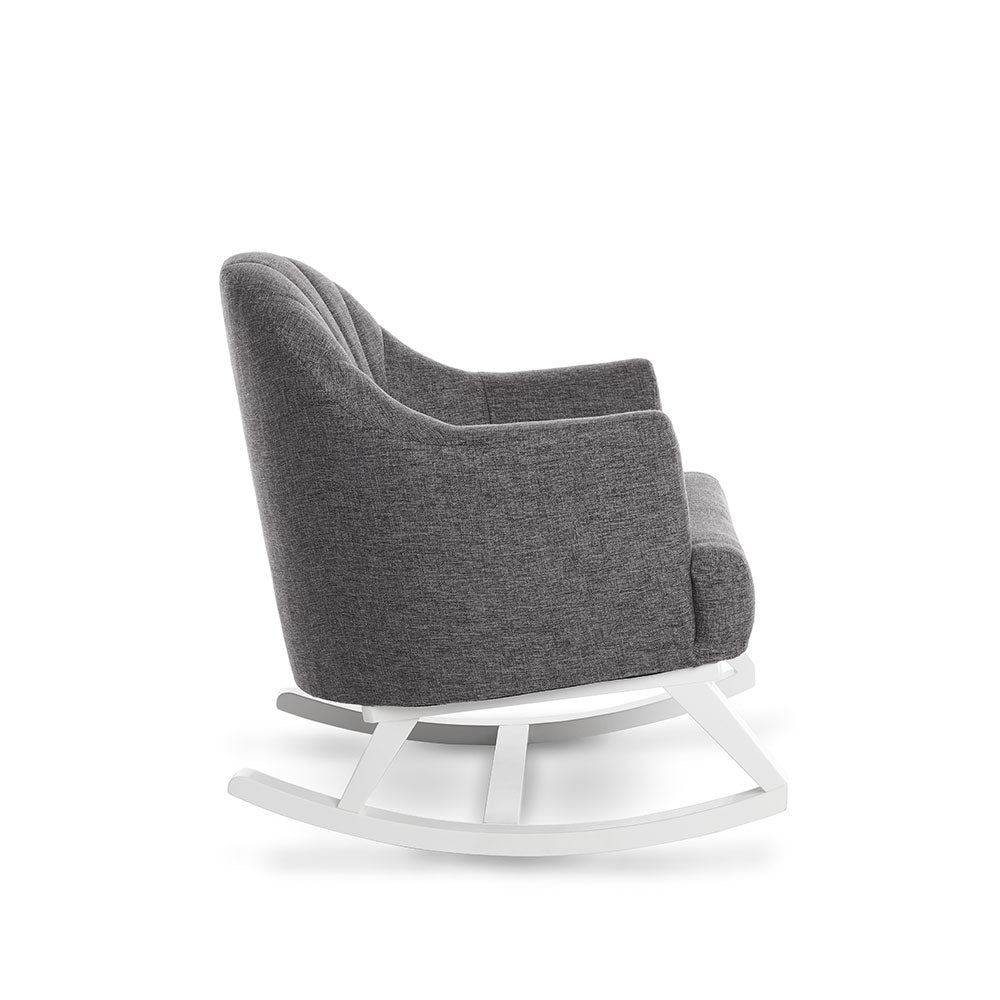 Obaby Round Back Nursing Rocking Chair - Dark Grey