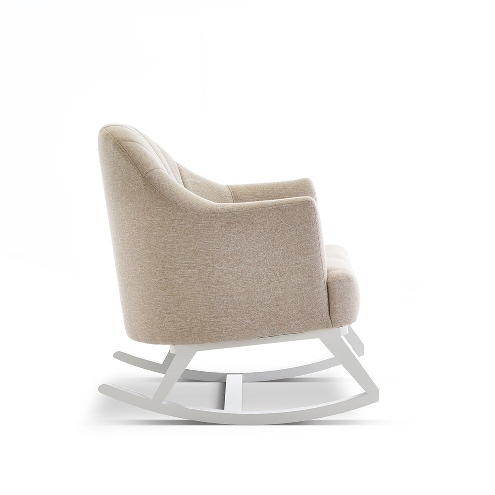 Obaby Round Back Nursing Rocking Chair - Oatmeal