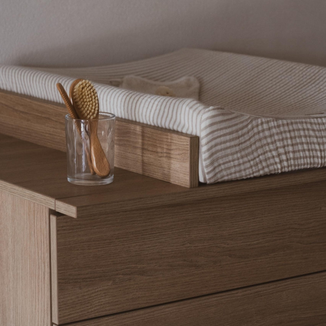 Quax Ashi Chest Baby Changing Extension Chestnut Honey Ash