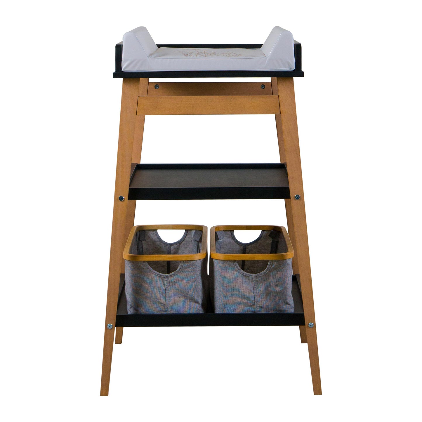 Quax Hip Baby Changing Table Black Natural