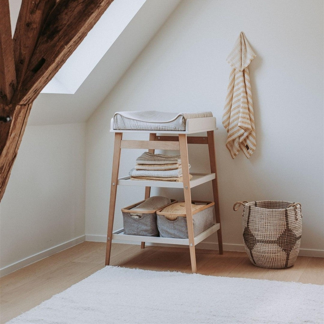 Quax Hip Baby Changing Table Clay Natural