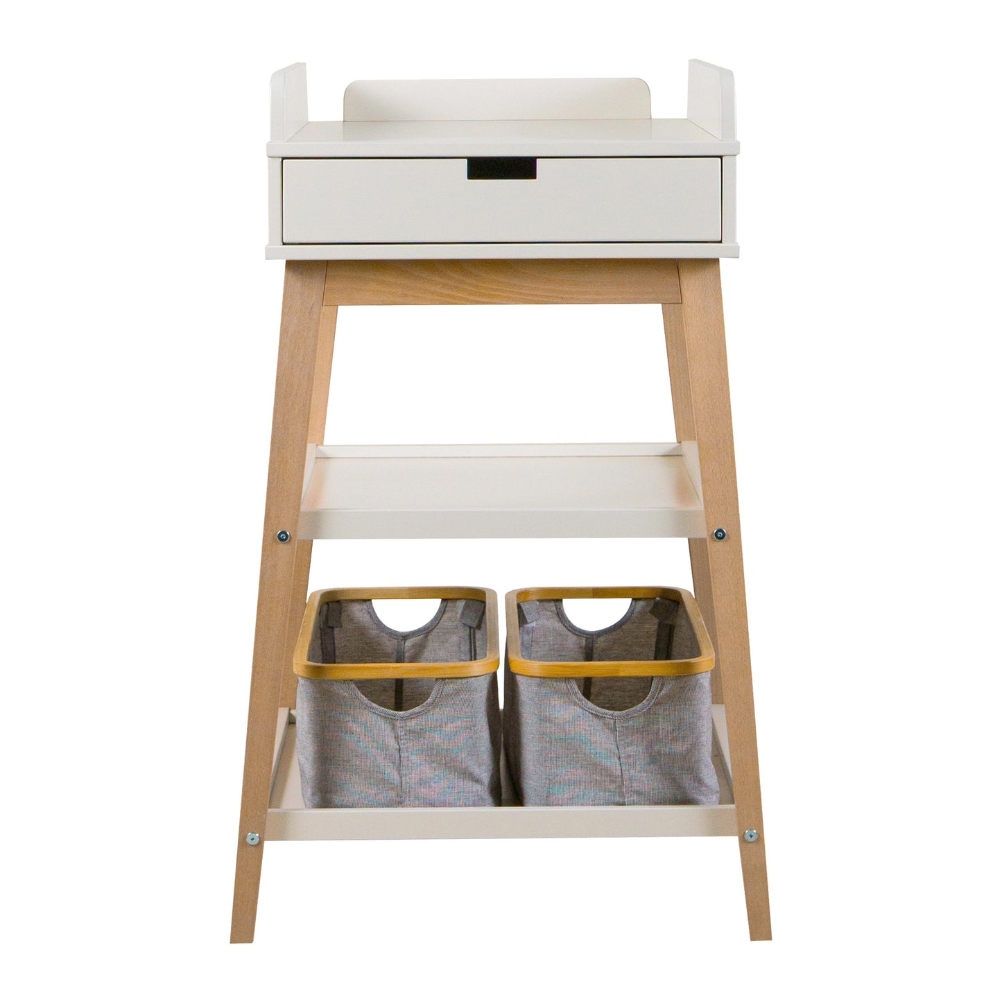 Quax Hip Baby Changing Table with Drawer Clay Natural