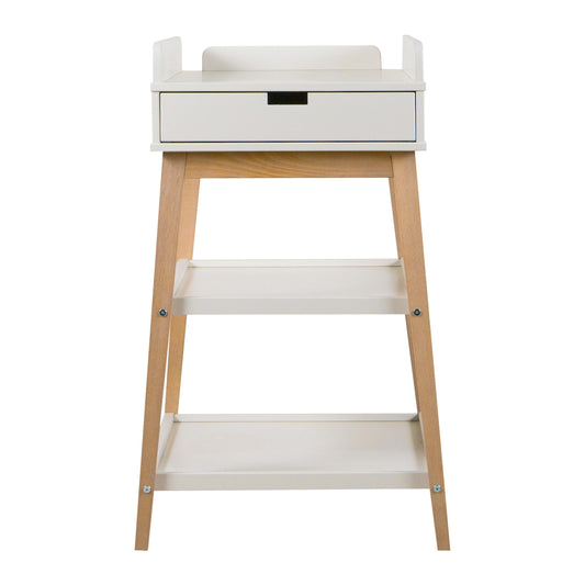 Quax Hip Baby Changing Table with Drawer Clay Natural