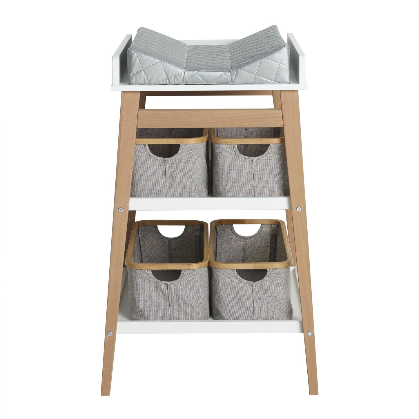 Quax Hip Baby Changing Table White Natural