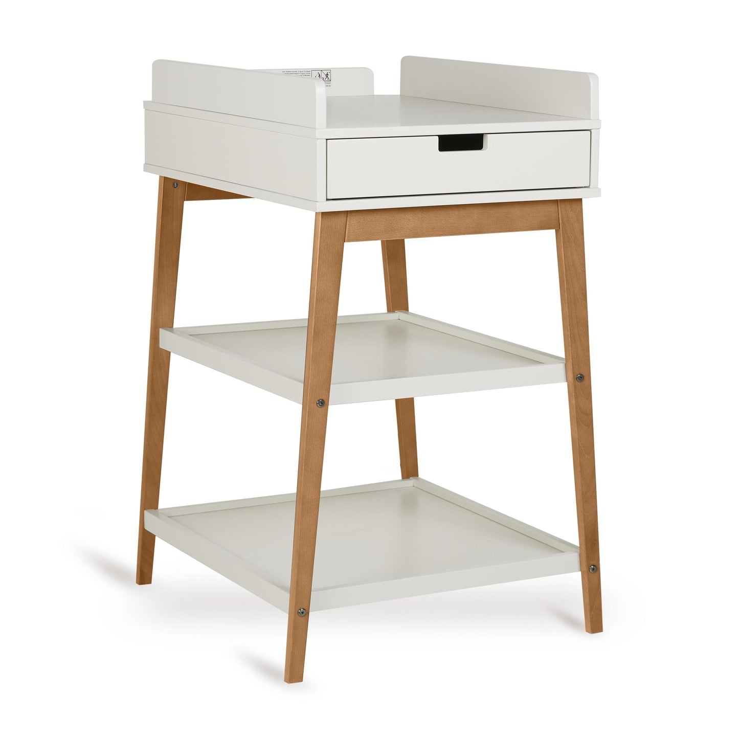 Quax Hip Baby Changing Table with Drawer Clay Walnut