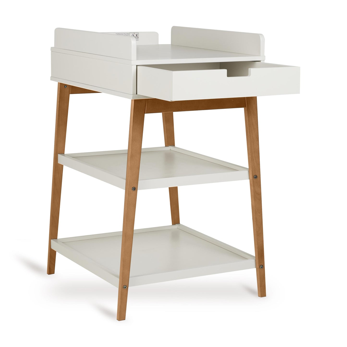 Quax Hip Baby Changing Table with Drawer Clay Walnut