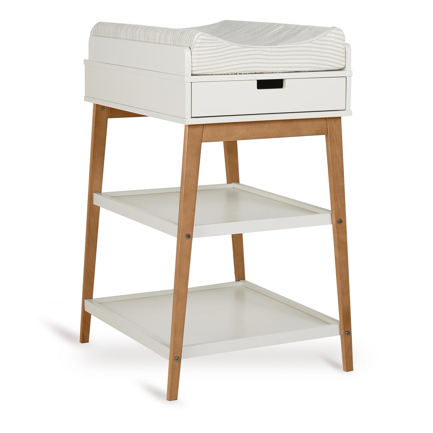 Quax Hip Baby Changing Table with Drawer Clay Walnut