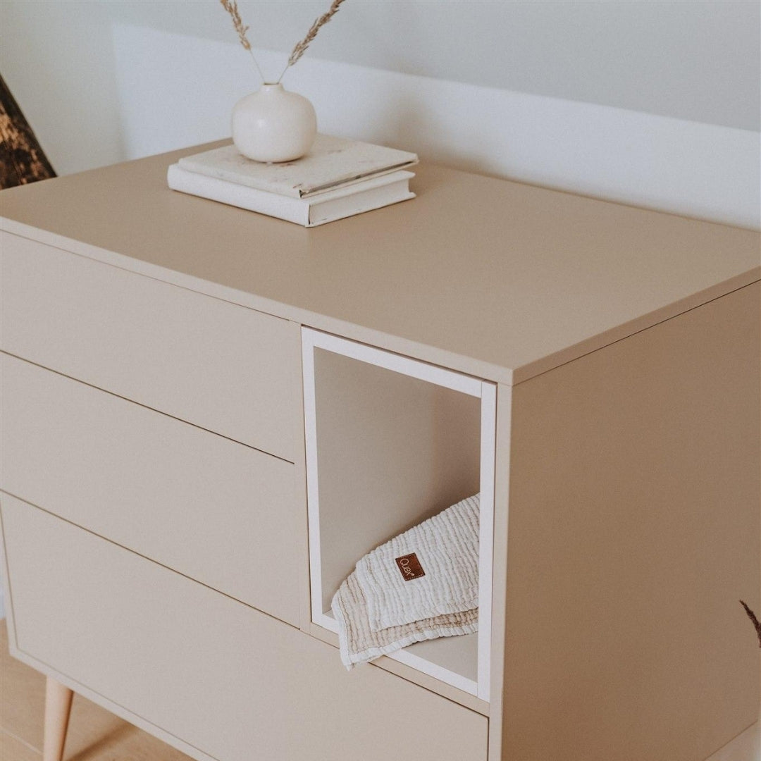 Quax Cocoon 3 Drawer Chest Latte
