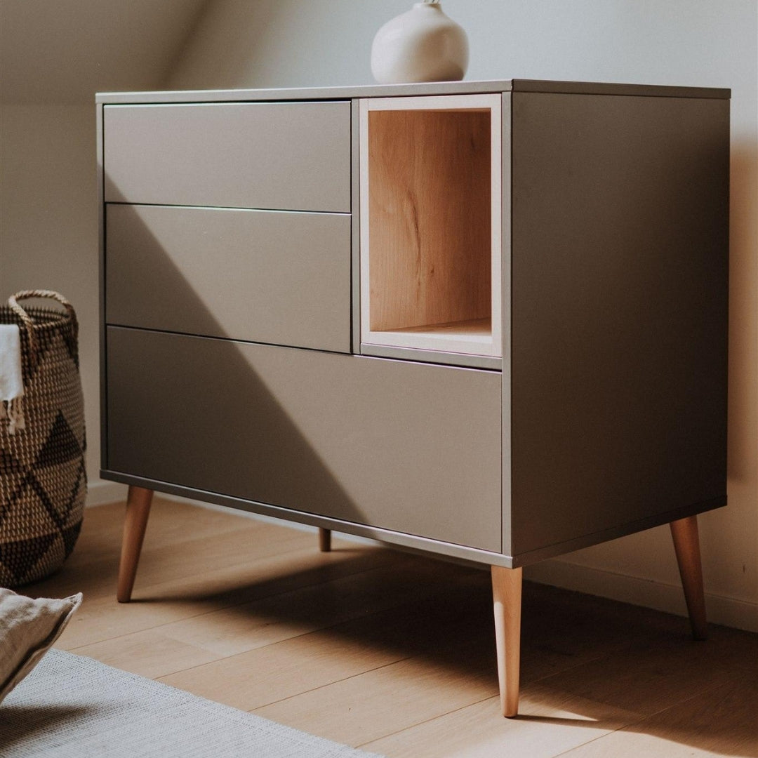 Quax Cocoon 3 Drawer Chest Moss