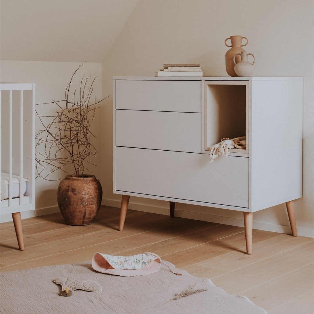 Quax Cocoon 3 Drawer Chest Ice White