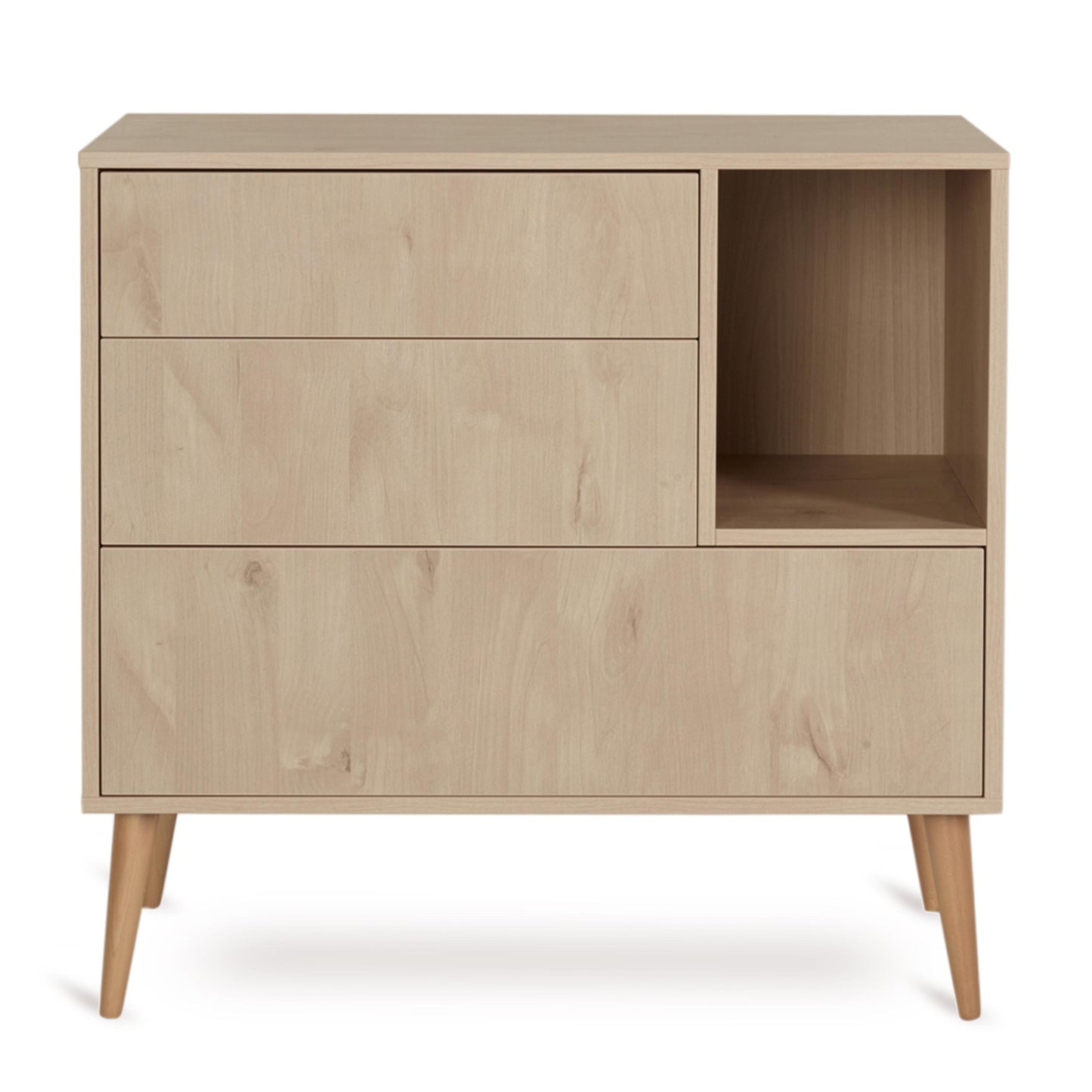 Quax Cocoon 3 Drawer Chest Natural Oak