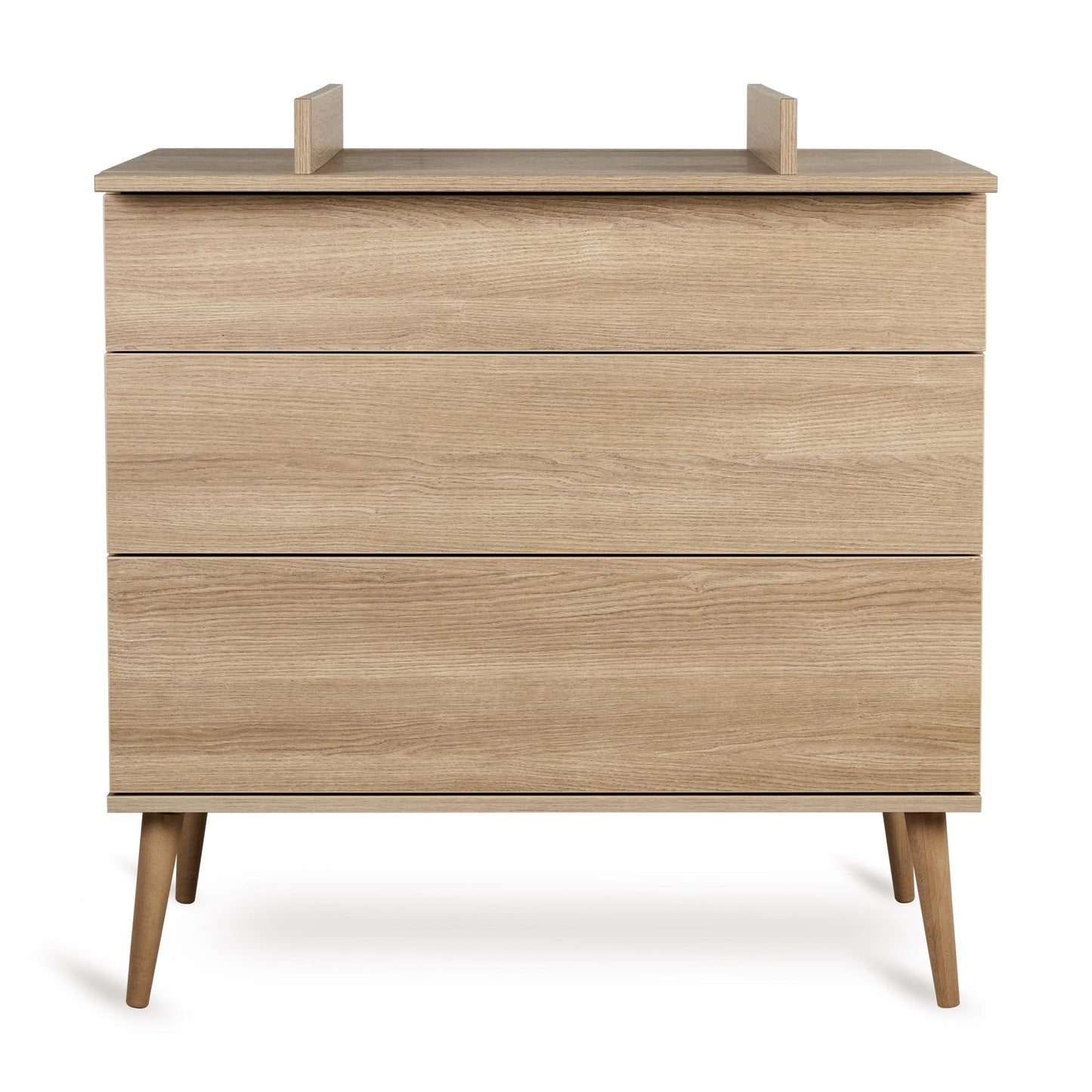 Quax Flow 3 Drawer Chest Baby Changing Extension Honey Ash