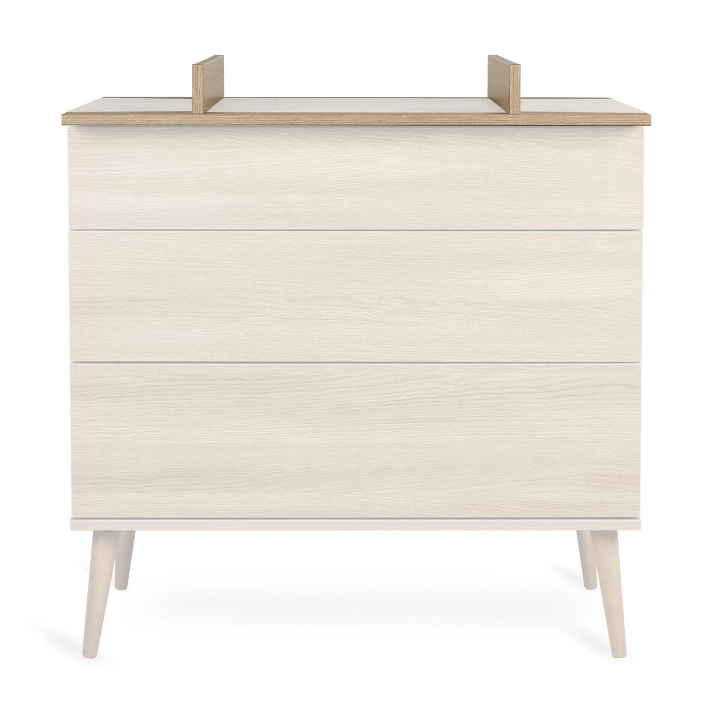 Quax Flow 3 Drawer Chest Baby Changing Extension Honey Ash