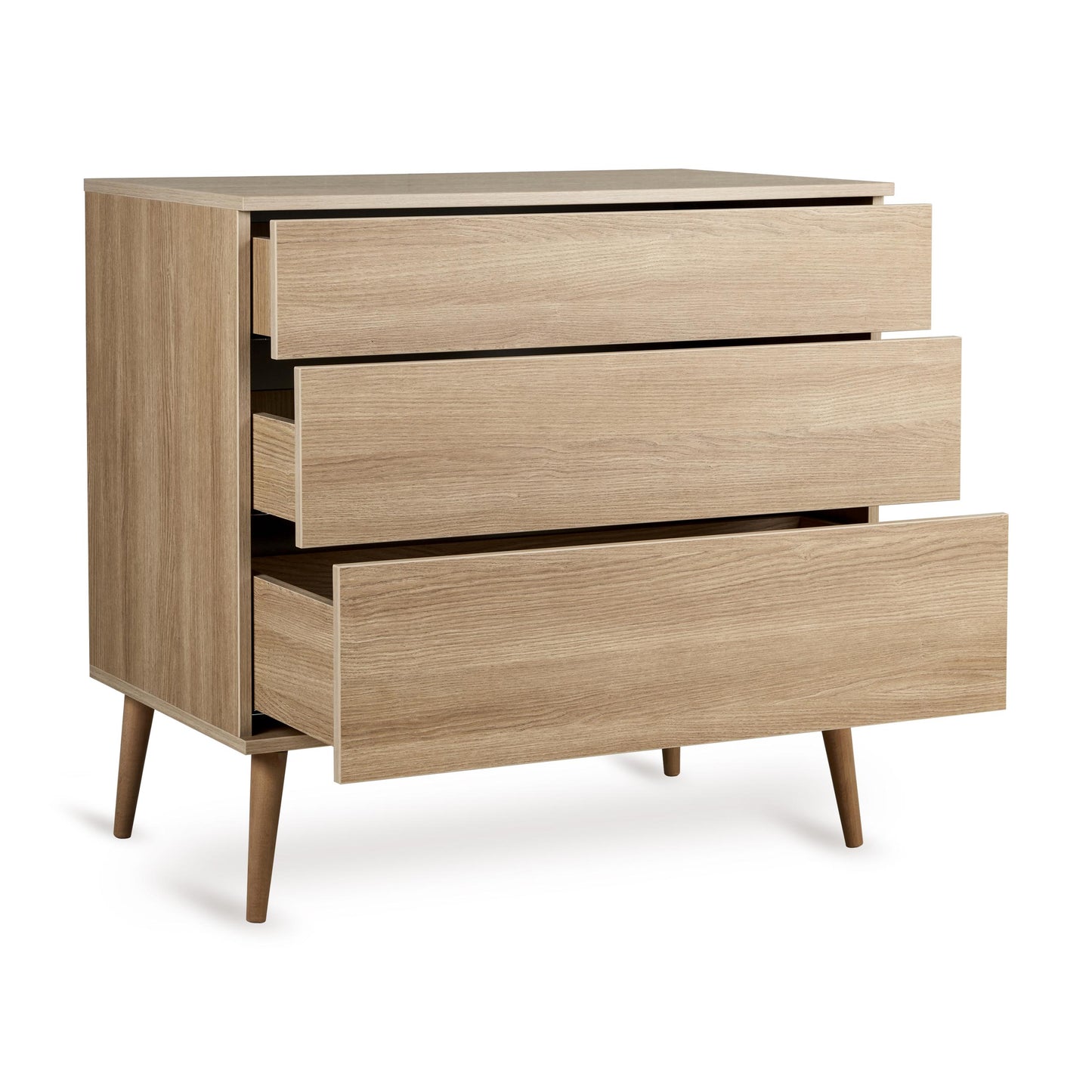 Quax Flow 3 Drawer Chest Honey Ash