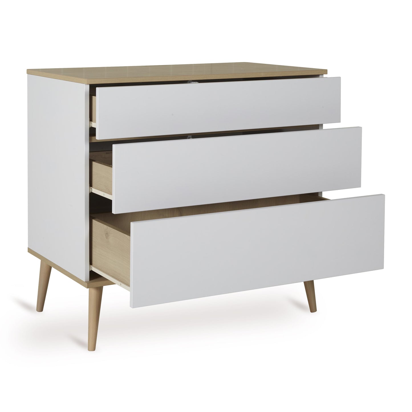 Quax Flow 3 Drawer Chest White