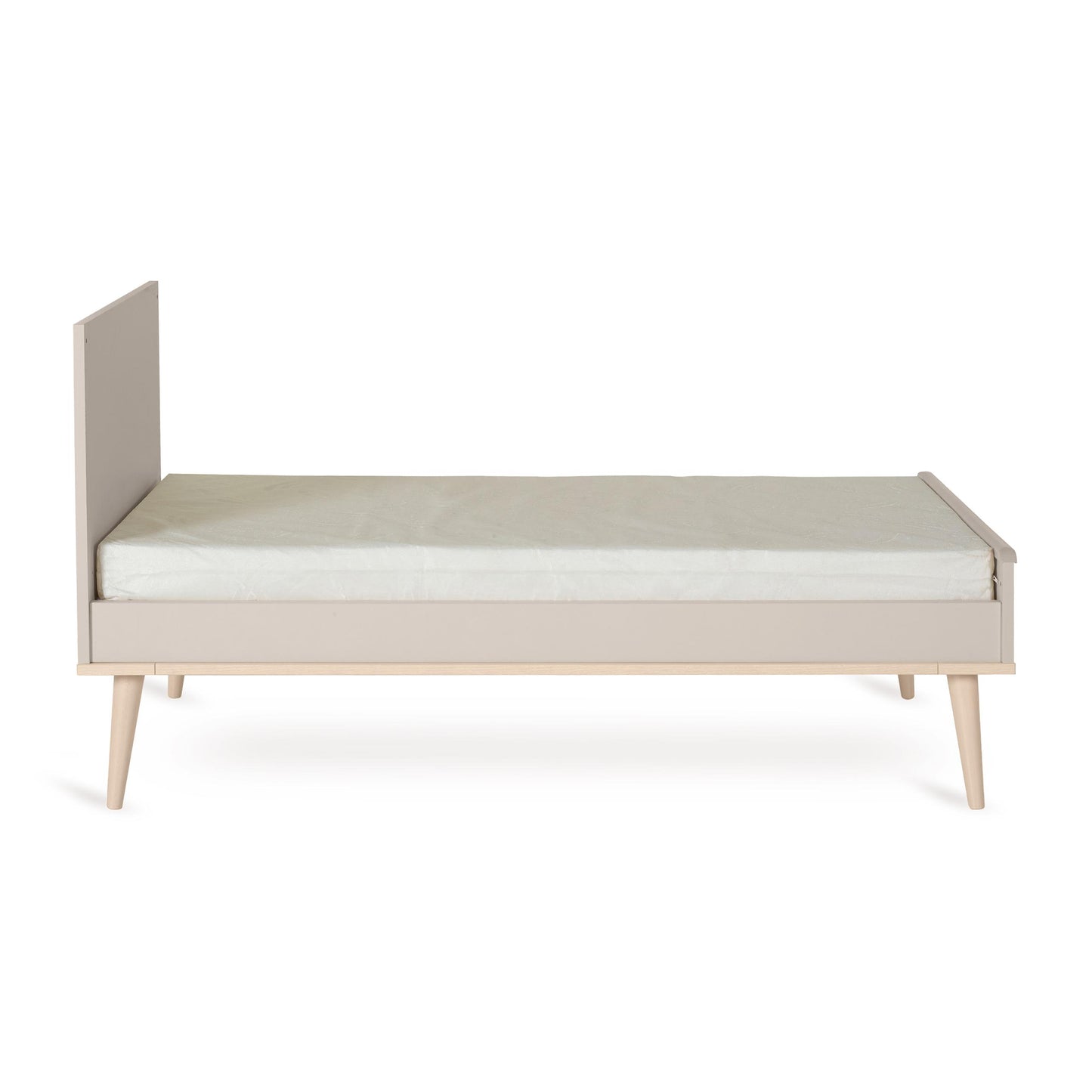 Quax Flow Convertible Cot Bed 140 x 70cm Clay