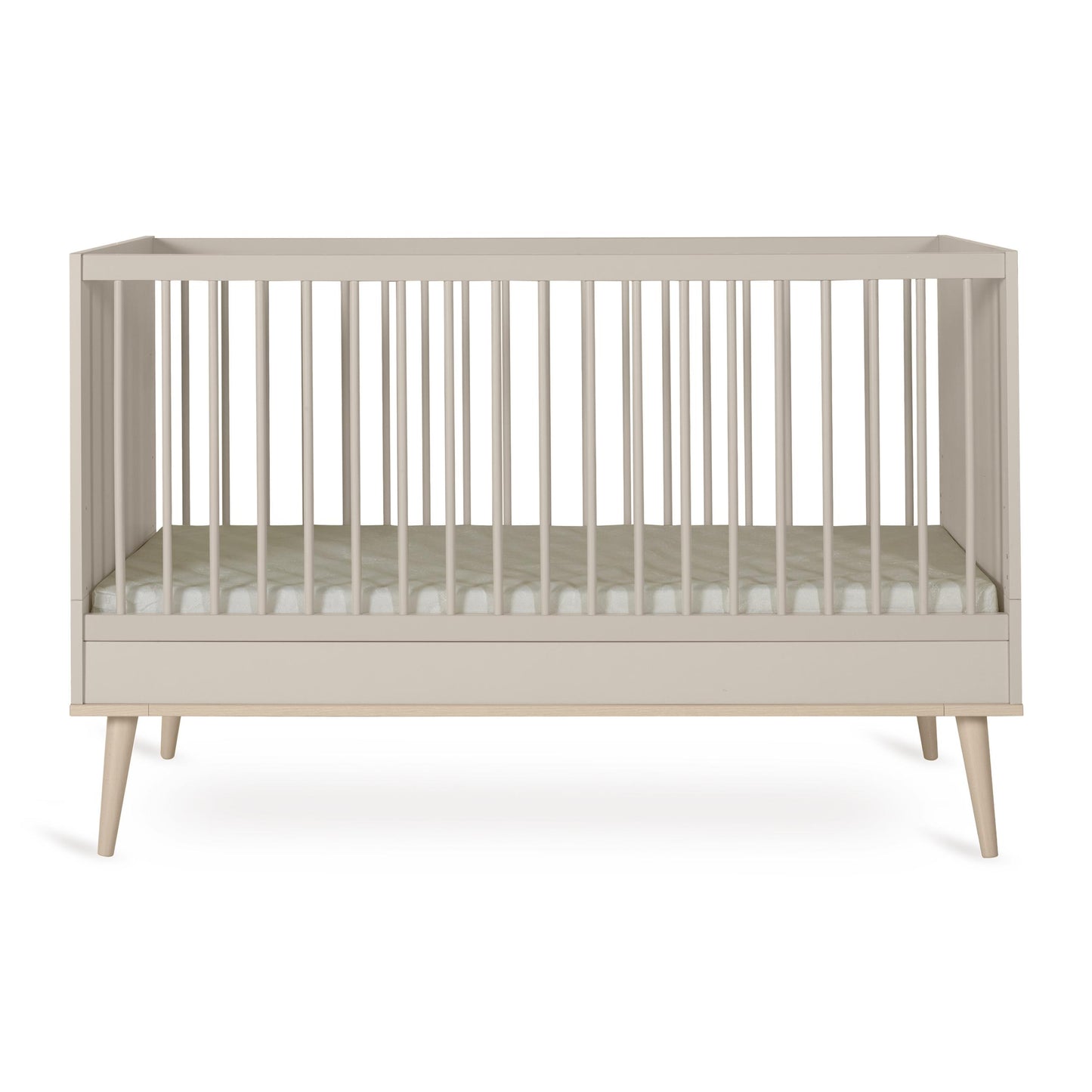 Quax Flow Convertible Cot Bed 140 x 70cm Clay
