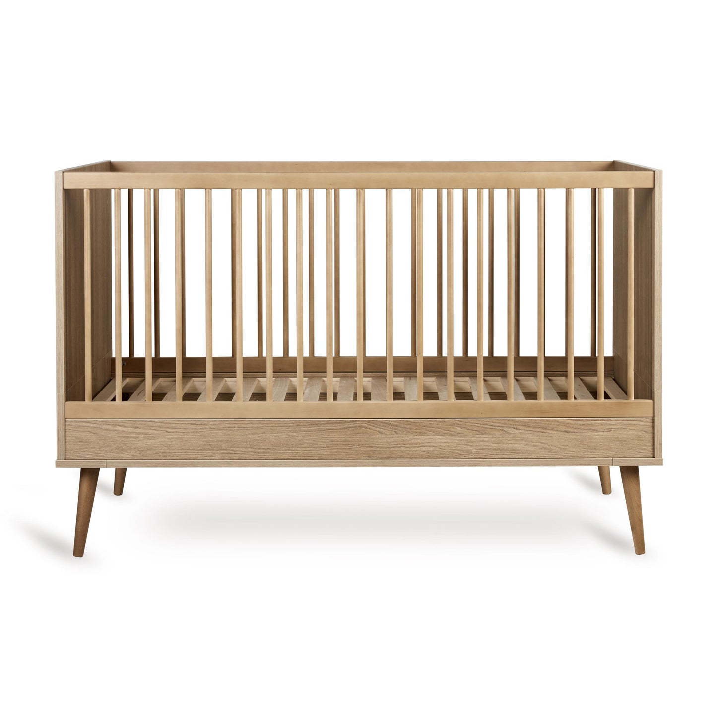 Quax Flow Convertible Cot Bed 140 x 70cm Honey Ash