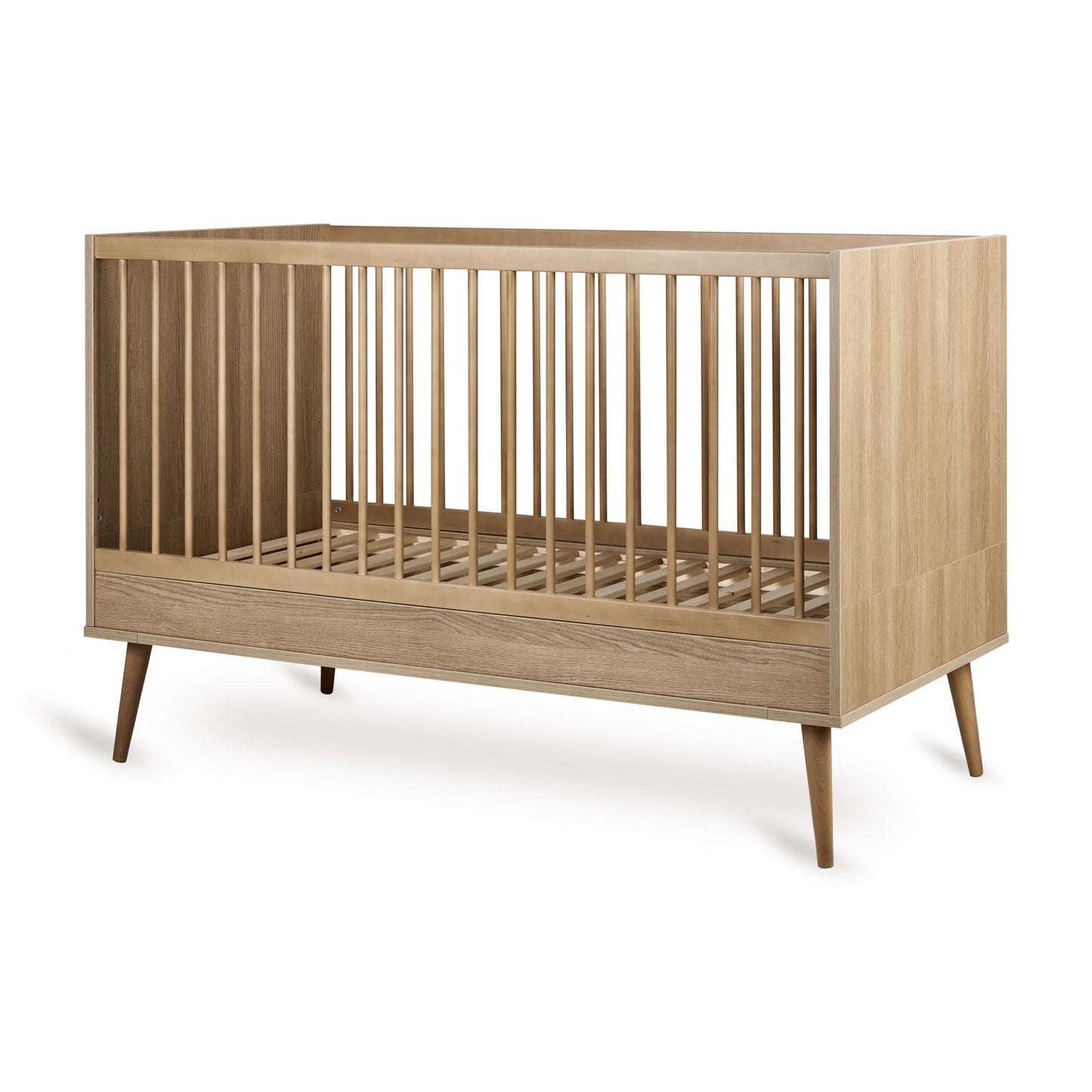 Quax Flow Convertible Cot Bed 140 x 70cm Honey Ash