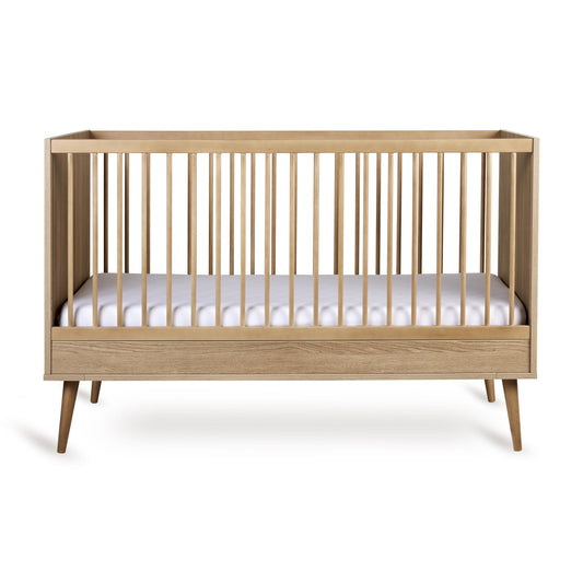 Quax Flow Convertible Cot Bed 140 x 70cm Honey Ash