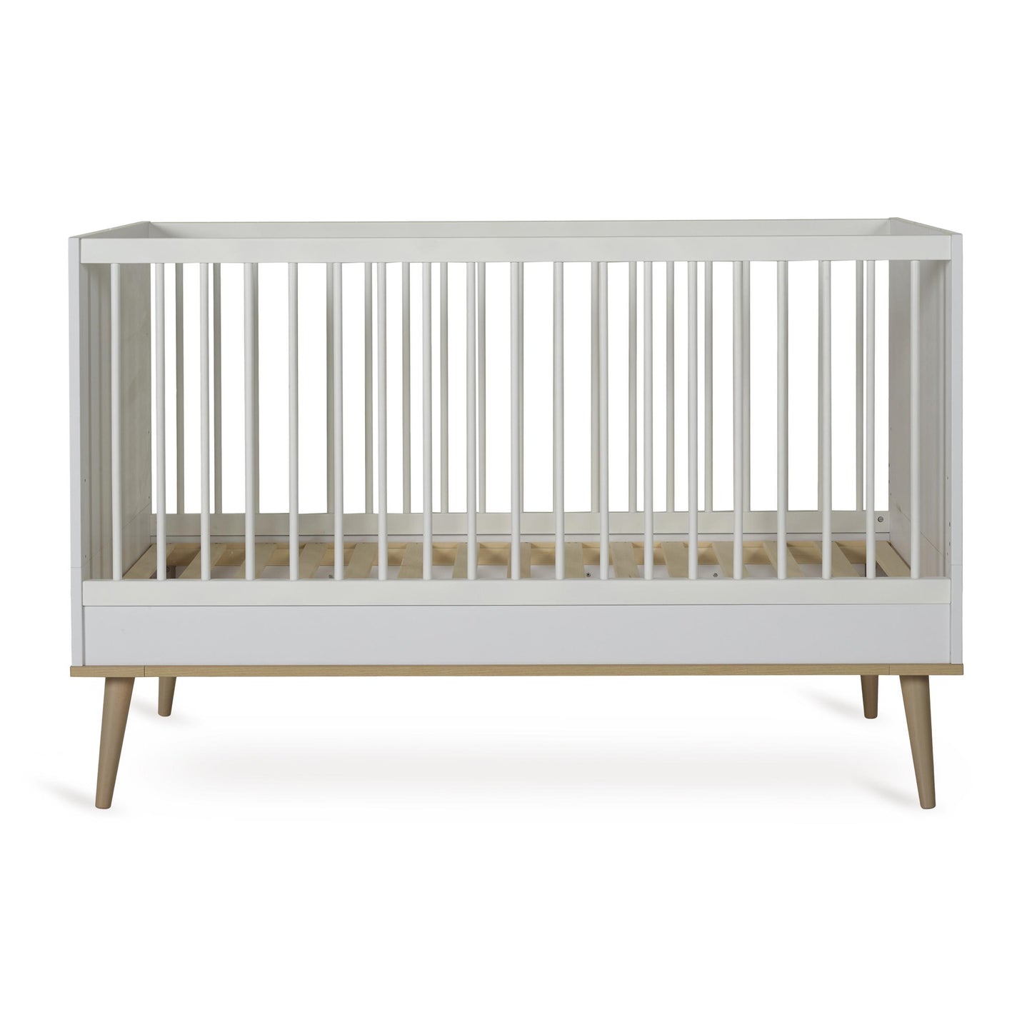 Quax Flow Convertible Cot Bed 140 x 70cm White