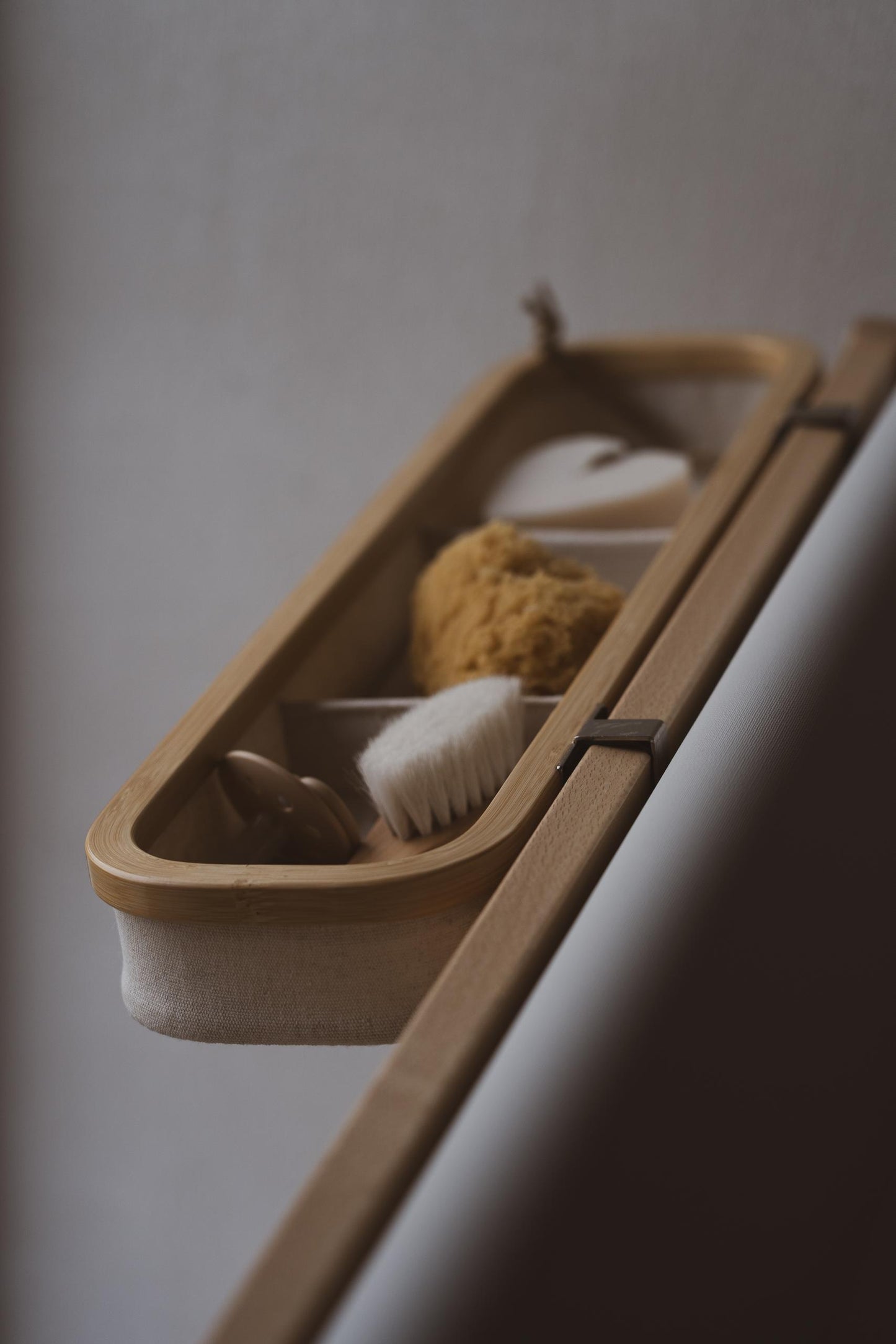 Quax Hanging Basket For Baby Changing Table Essentials Beige Natural
