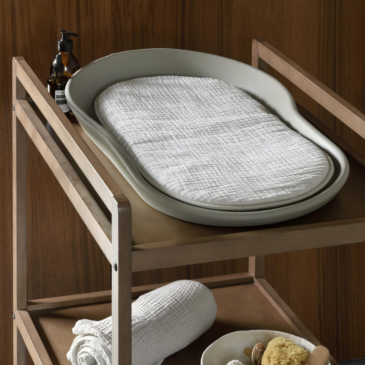 Quax Mamee Inlay Cushion Natural Collection Clay