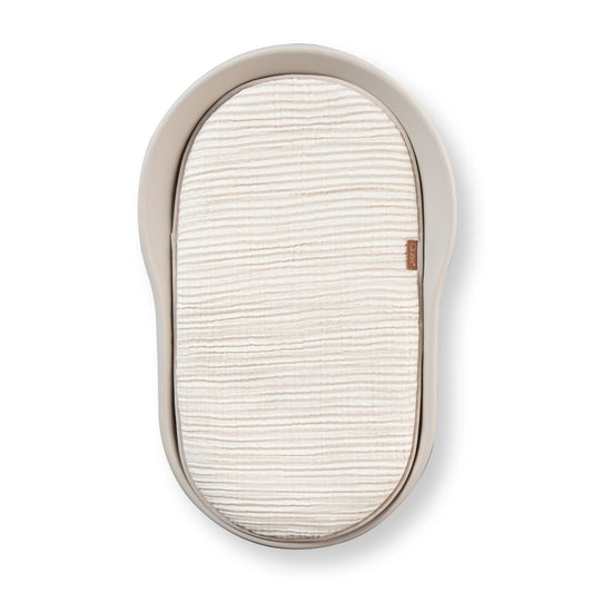 Quax Mamee Inlay Cushion Natural Collection Stripes