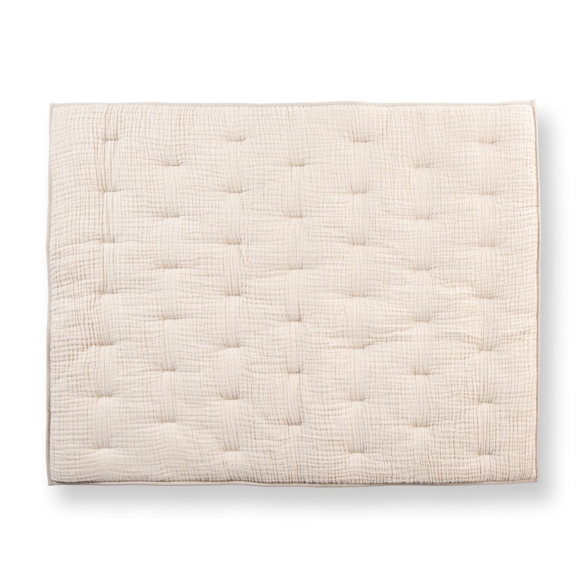 quax muslin soft playpen mat clay 93x73 cm on white background