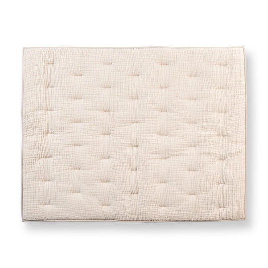 quax muslin soft playpen mat clay 93x73 cm on white background
