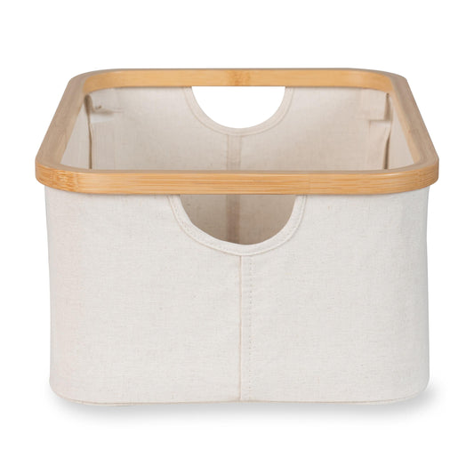 Quax Storage Basket For Baby Changing Table 45 x 30 cm Beige Natural