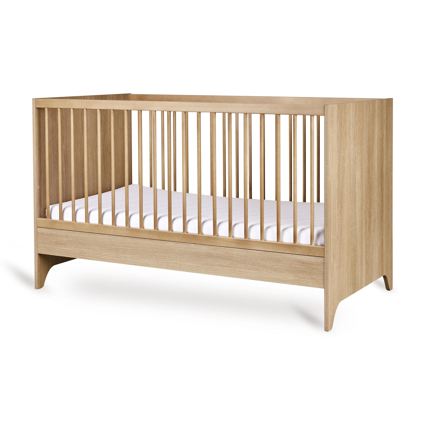 Quax Tsugi Convertible Cot Bed 140 x 70cm Honey Ash