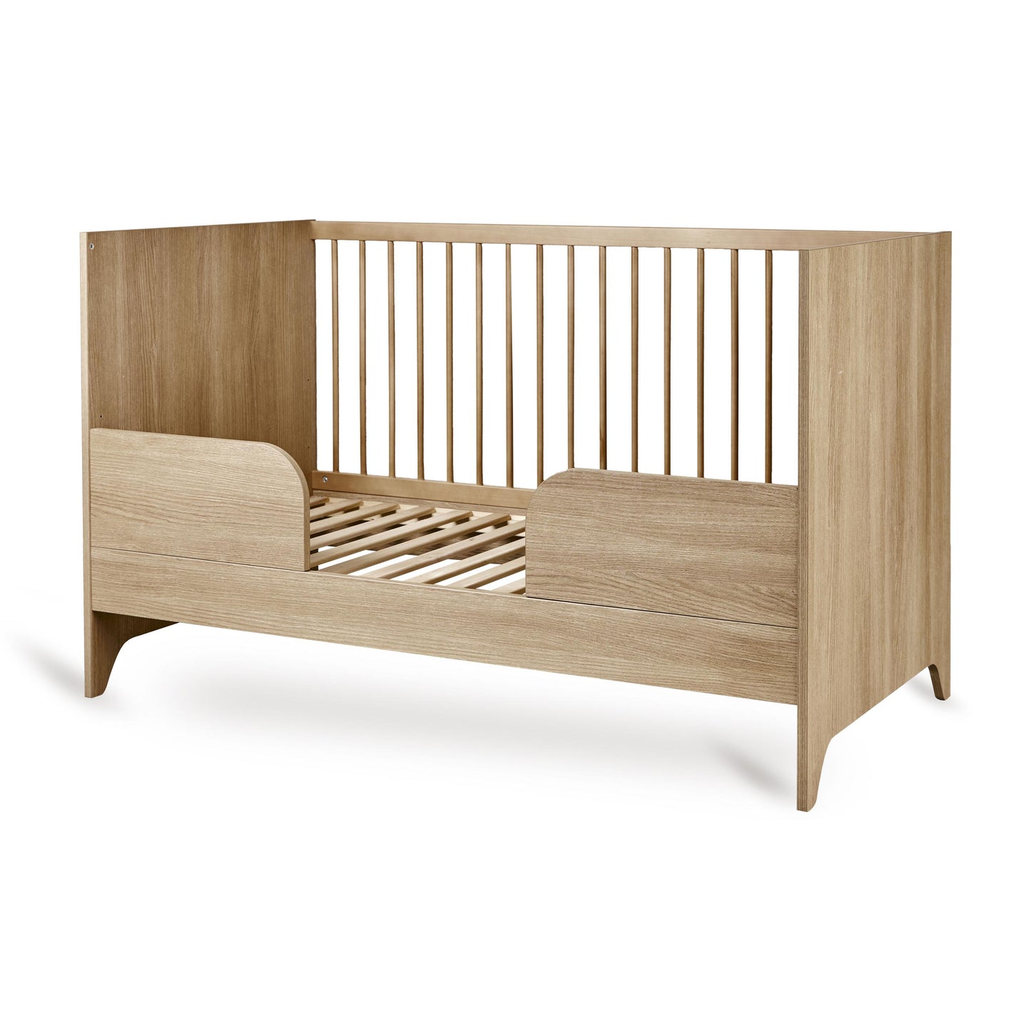 Quax Tsugi Convertible Cot Bed 140 x 70cm Honey Ash